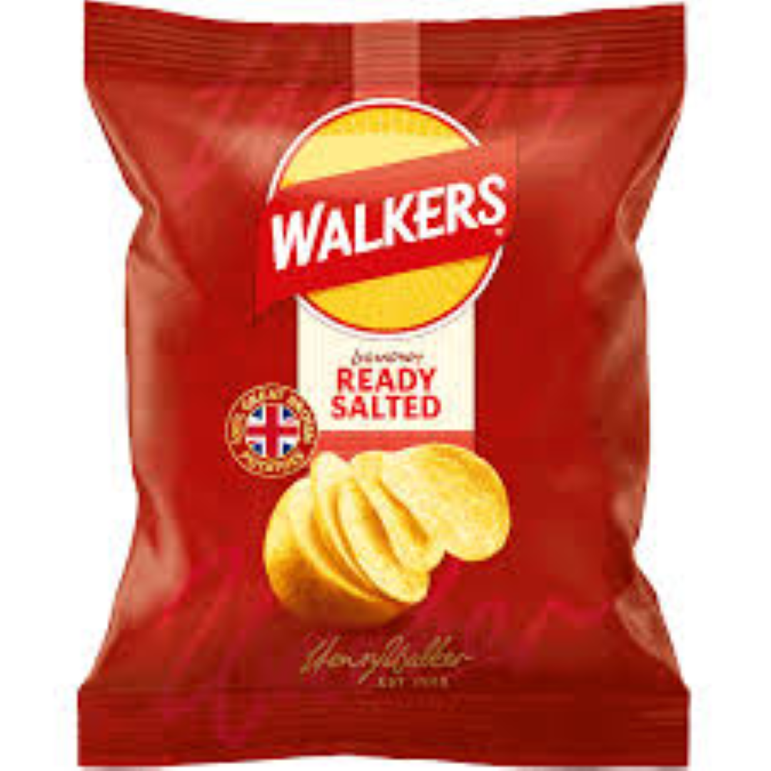 WALKERS READY SALTED 50G